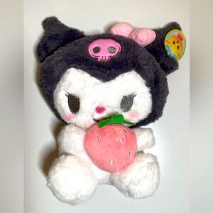 Strawberry Kuromi Plush Hello Kitty